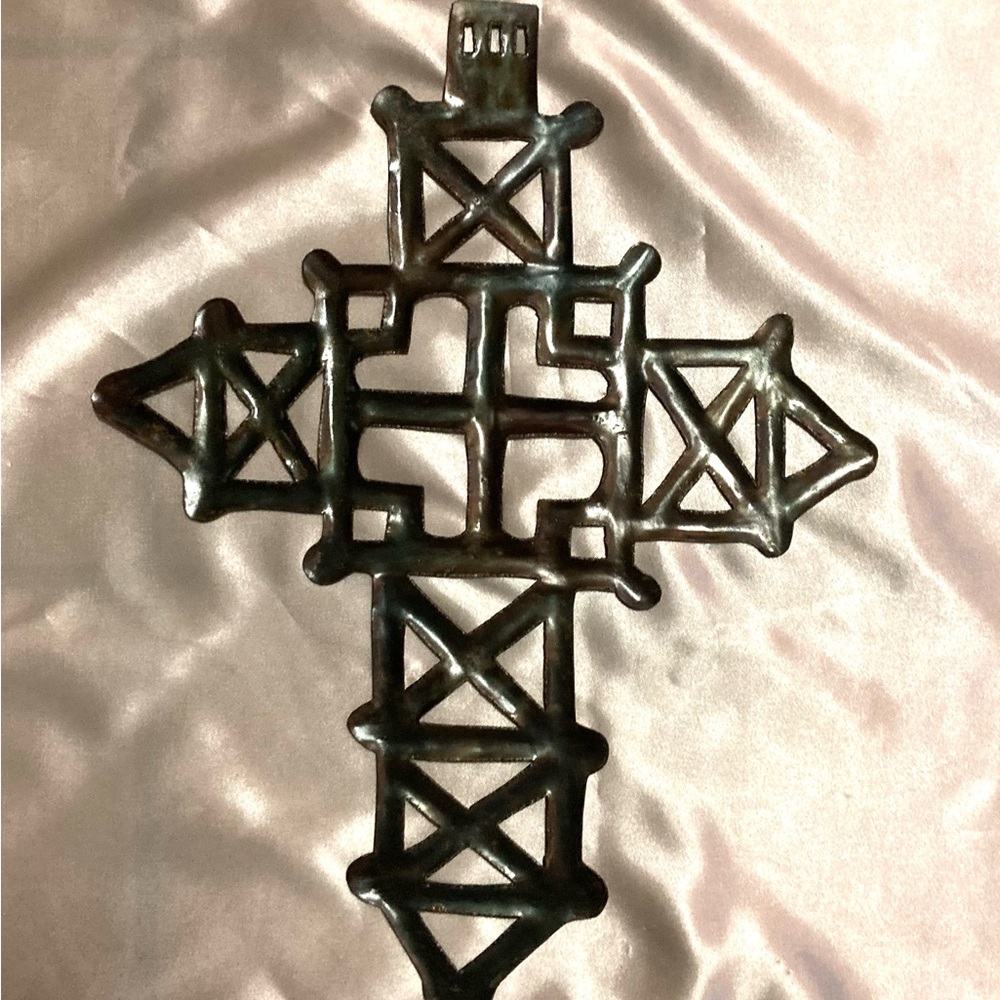 Vintage Cross Abstract Art - Picture 2 of 2